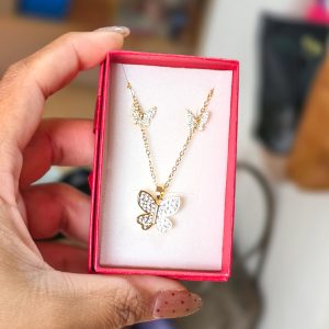 Acero rodinado - Set dorado